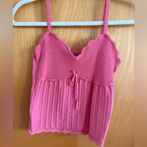 Aritzia Wilfred Soloist Top in Petunia Pink